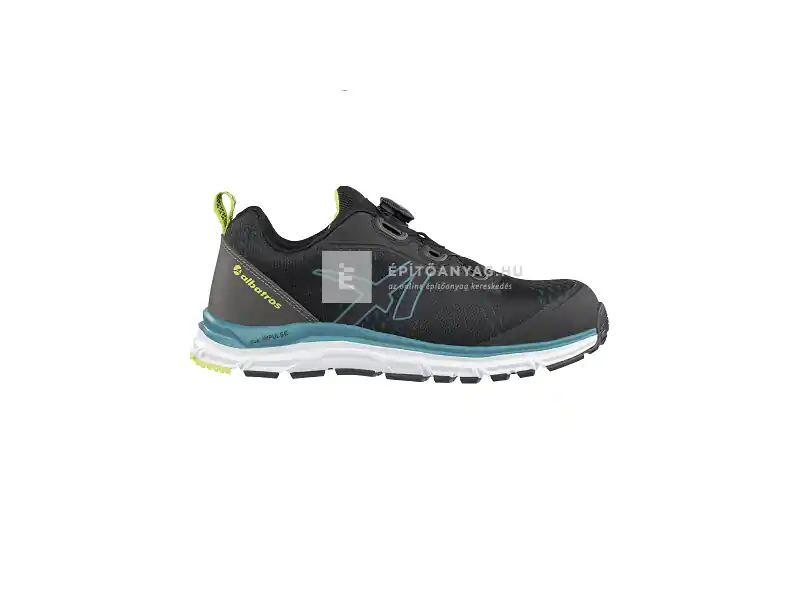 Albatros AER55 Impulse Black Blue Low QL S1P ESD HRO SRA munkavédelmi cipő 42 Expressz kézbesítés