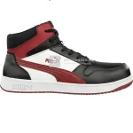 Puma Frontcourt Blk/Wht/Red Mid S3L ESD FO HRO SR munkavédelmi bakancs 46 Ajánlat