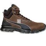 Gyors kiszállítás Puma Condor Brown Mid S3 ESD SRC munkavédelmi bakancs 40