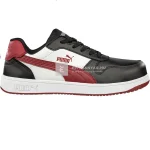 Puma Frontcourt Blk/Wht/Red Low S3L ESD FO HRO SR munkavédelmi cipő 41 Prémium