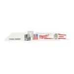 Milwaukee Sawzall Thin Kerf szablyafűrészlap, hajlékony, bimetál, kobalt 150/1,4 mm, 5 db Csak ma
