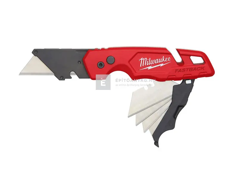 Milwaukee Fastback kompakt összecsukható kés, pengetartóval Biztonságos fizetés