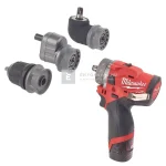 Milwaukee M12FPDXKIT-202X cserélhető tokmányú ütvefúró-csavarozó három fejjel Különleges ajánlat