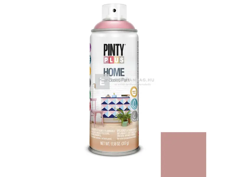 PintyPlus Home vizes bázisú festék spray HM118 ancient rose 400 ml Végkiárusítás