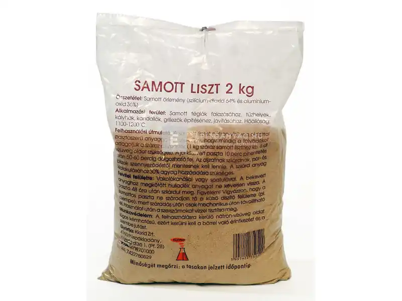 Biztonságos fizetés Samott liszt 2 kg