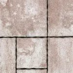 Prémium ABeton Villa Urbana kombi térkő barna-fehér 6 cm
