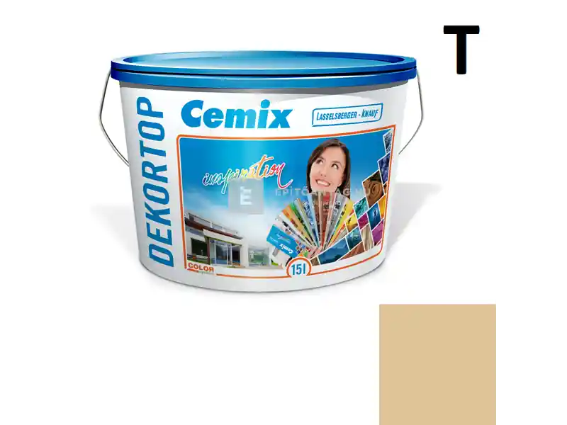 Olcsó Cemix 2802 DekorTOP diszperziós homlokzatfesték 4347 orange 15 l