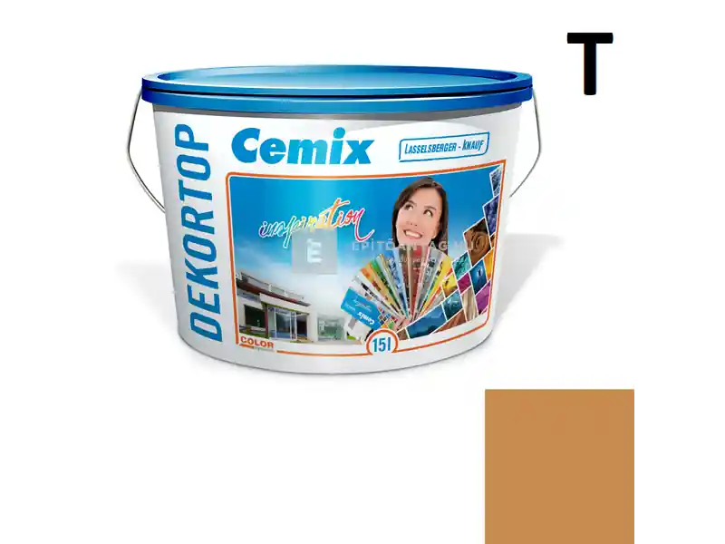 Expressz szállítás Cemix 2802 DekorTOP diszperziós homlokzatfesték 4369 orange 15 l