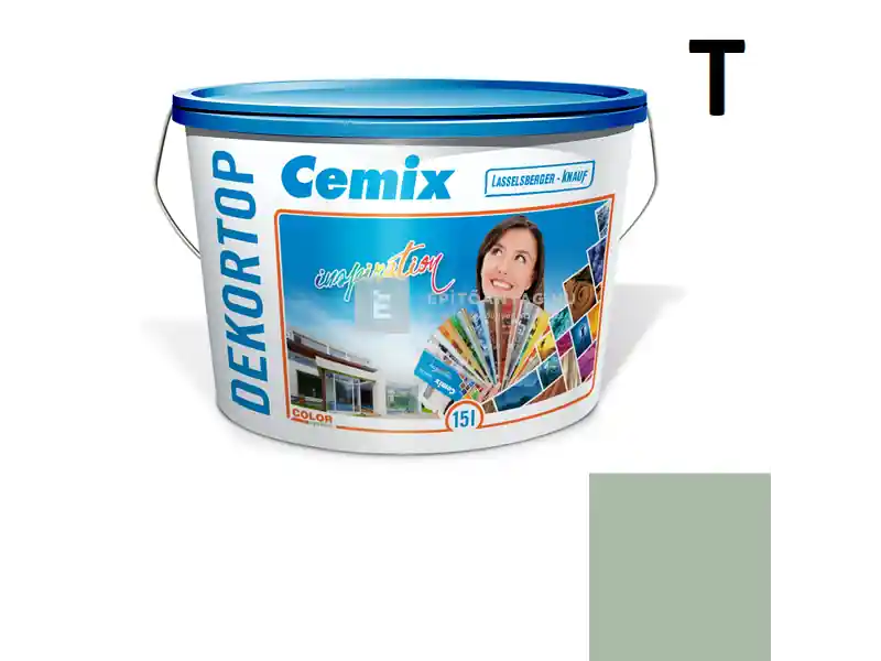 Cemix 2802 DekorTOP diszperziós homlokzatfesték 4527 green 15 l Biztonságos fizetés