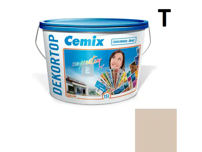 Akció Cemix 2802 DekorTOP diszperziós homlokzatfesték 4913 brown 15 l