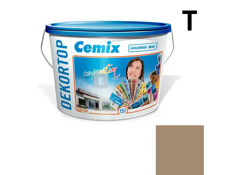 Akció Cemix 2802 DekorTOP diszperziós homlokzatfesték 4929 brown 15 l