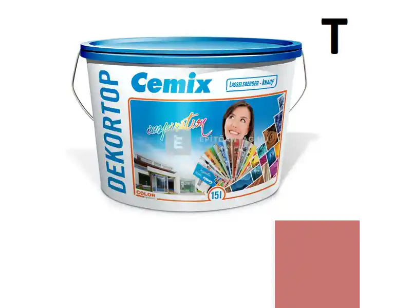 Gyors szállítás Cemix 2802 DekorTOP diszperziós homlokzatfesték 6345 intense 15 l