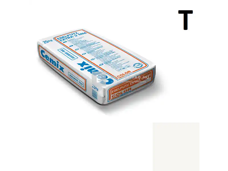 Árengedmény Cemix 2772 Edelputz Extra nemesvakolat, dörzsölt 2 mm 4000 white 25 kg