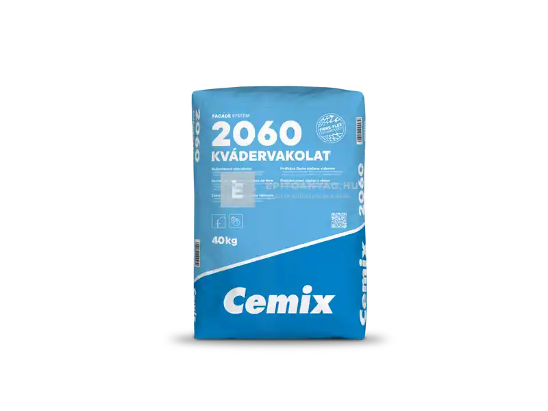 Cemix 2060 Kvádervakolat szálerősített alapvakolat 40 kg Azonnal elérhető