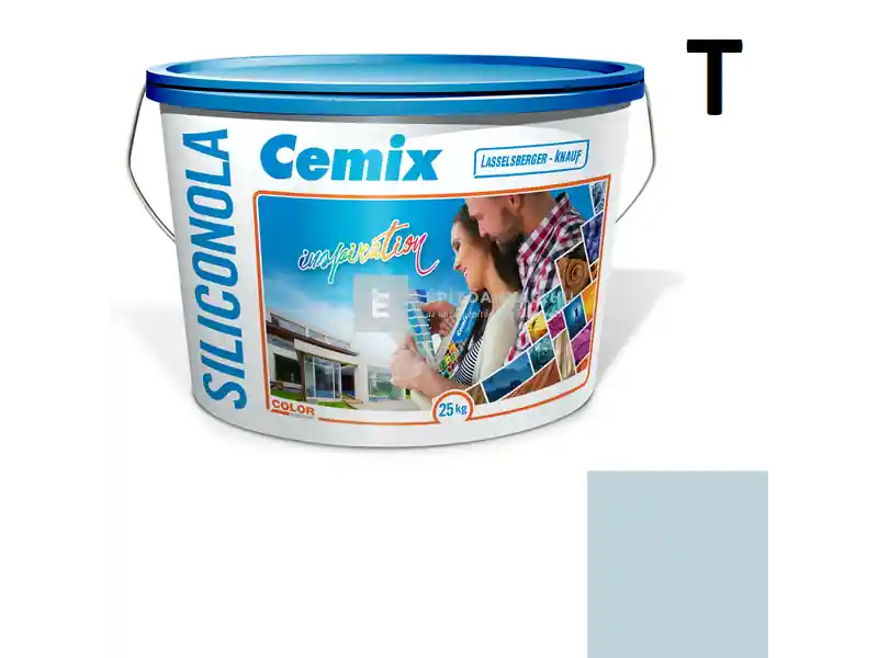 Biztonságos fizetés Cemix 2733 SiliconOLA szilikon vékonyvakolat, kapart 1,5 mm 4713 blue 25 kg