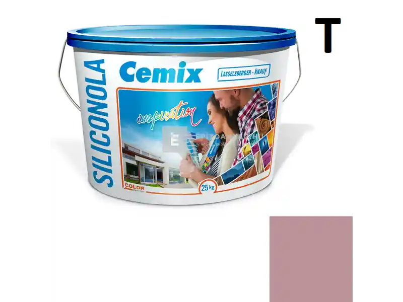 Szuper ajánlat Cemix 2733 SiliconOLA szilikon vékonyvakolat, kapart 1,5 mm 5169 rusty 25 kg
