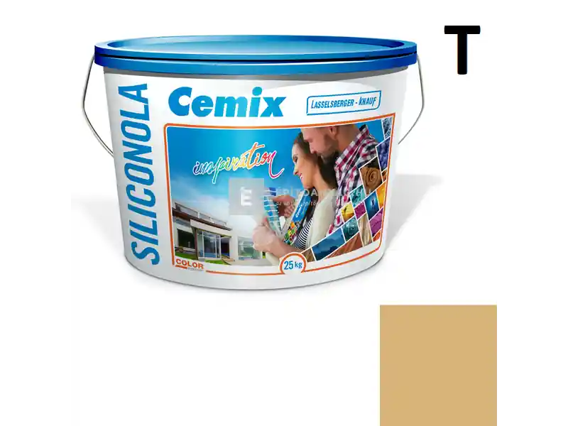 Nézd meg most Cemix 2733 SiliconOLA szilikon vékonyvakolat, kapart 2 mm 4357 orange 25 kg