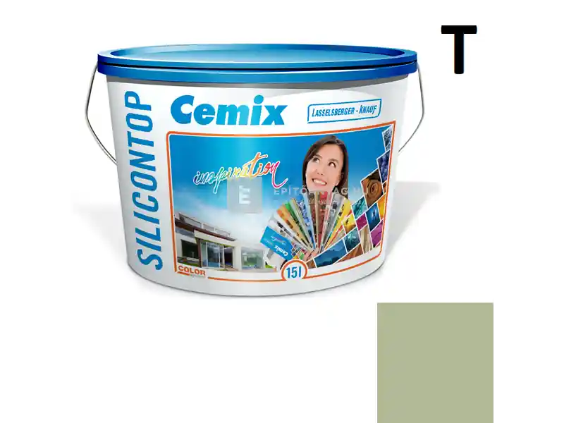 Expressz szállítás Cemix 2733 SiliconOLA szilikon vékonyvakolat, dörzsölt 2 mm 4517 green 25 kg