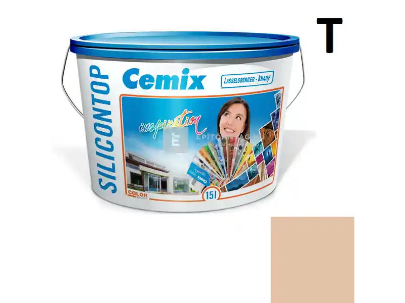 Cemix 2733 SiliconOLA szilikon vékonyvakolat, dörzsölt 2 mm 4961 brown 25 kg Végkiárusítás