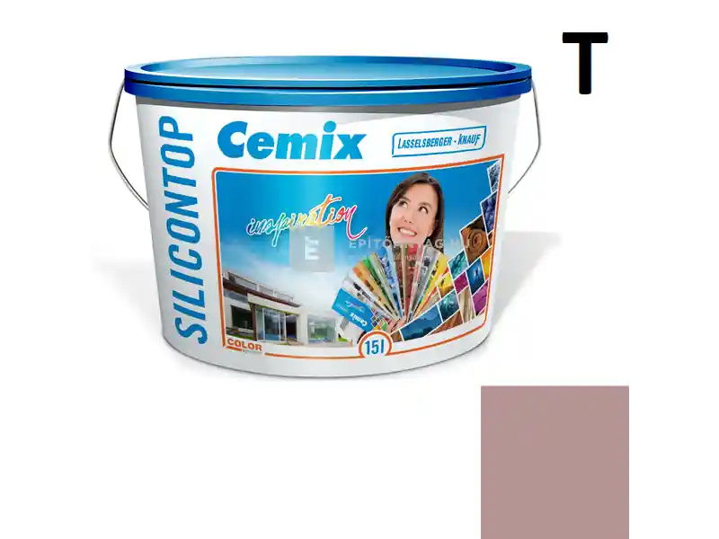 Cemix 2733 SiliconOLA szilikon vékonyvakolat, dörzsölt 2 mm 5117 rock 25 kg Olcsóbb