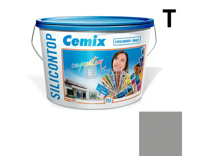 Cemix 2733 SiliconOLA szilikon vékonyvakolat, dörzsölt 2 mm 5317 rock 25 kg Kiárusítás