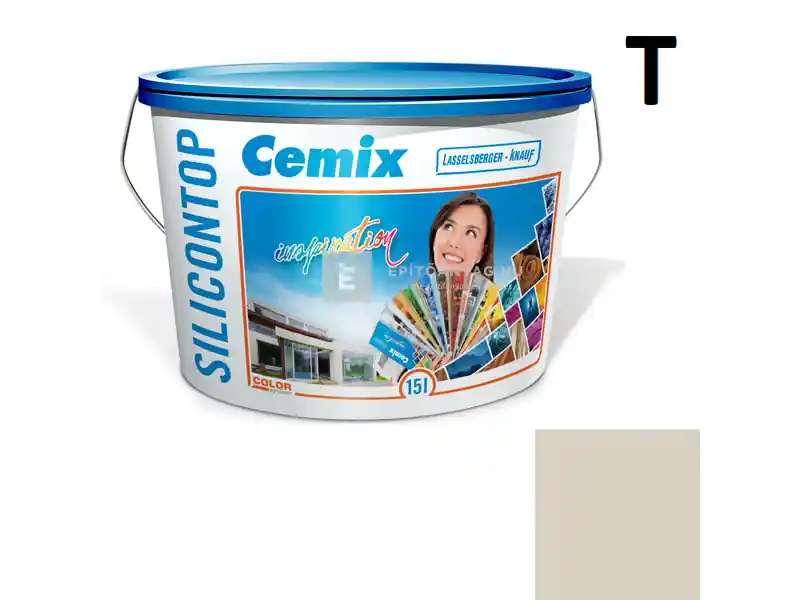 Outlet Cemix 2800 SiliconTOP szilikon homlokzatfesték 4553 green 15 l