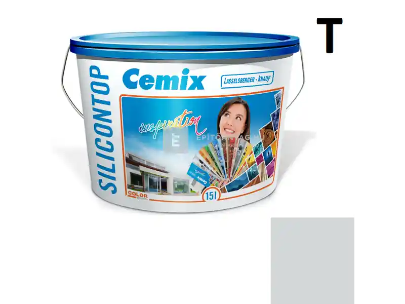 Alacsony ár Cemix 2800 SiliconTOP szilikon homlokzatfesték 4741 blue 15 l