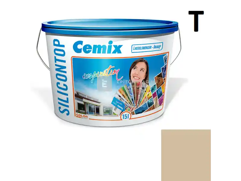 Olcsó Cemix 2800 SiliconTOP szilikon homlokzatfesték 4935 brown 15 l