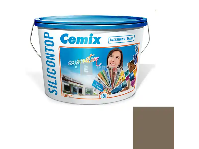 Cemix 2800 SiliconTOP szilikon homlokzatfesték 4989 brown 15 l Népszerű