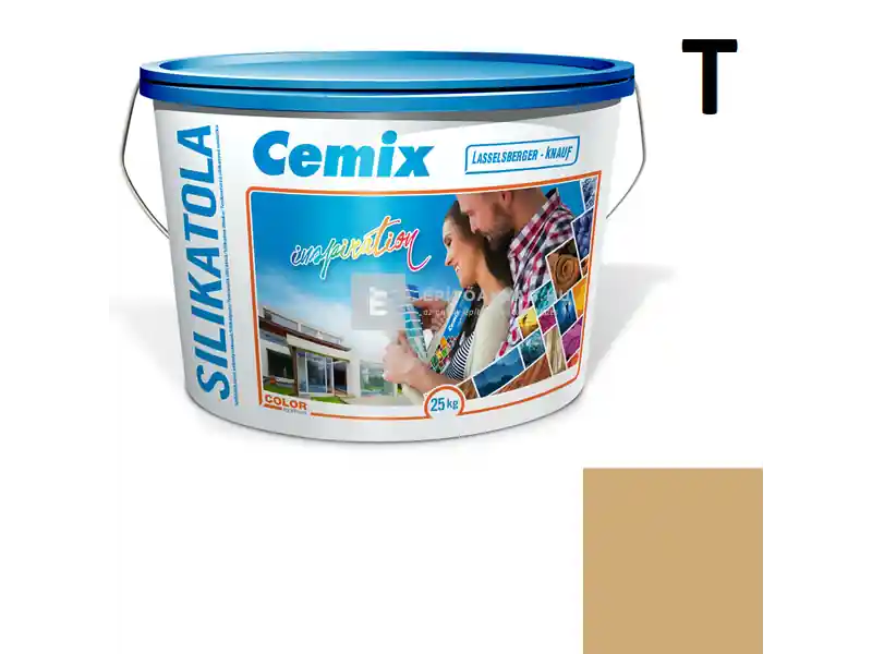 Cemix 2722 SilikatOLA szilikát vékonyvakolat, kapart 1,5 mm 4359 orange 25 kg Vásárlói kedvenc