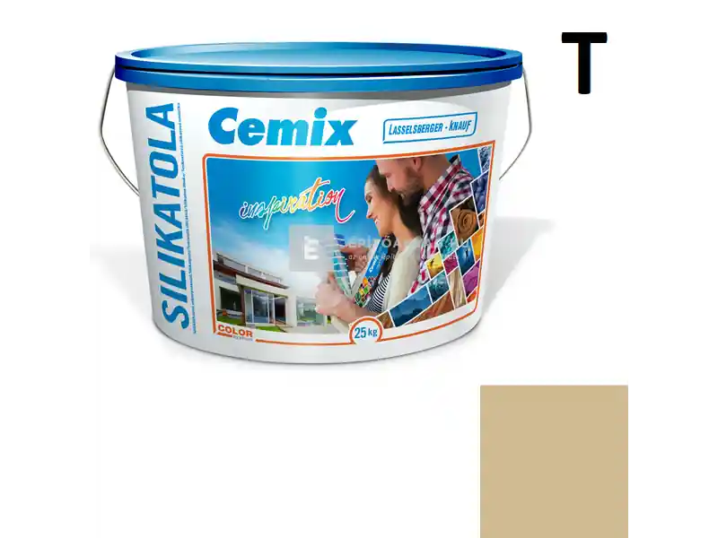 Cemix 2722 SilikatOLA szilikát vékonyvakolat, kapart 1,5 mm 4957 brown 25 kg Outlet