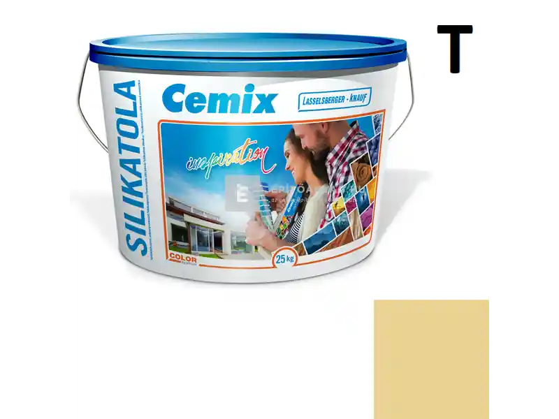 Rendeld meg most Cemix 2722 SilikatOLA szilikát vékonyvakolat, kapart 2 mm 4327 orange 25 kg