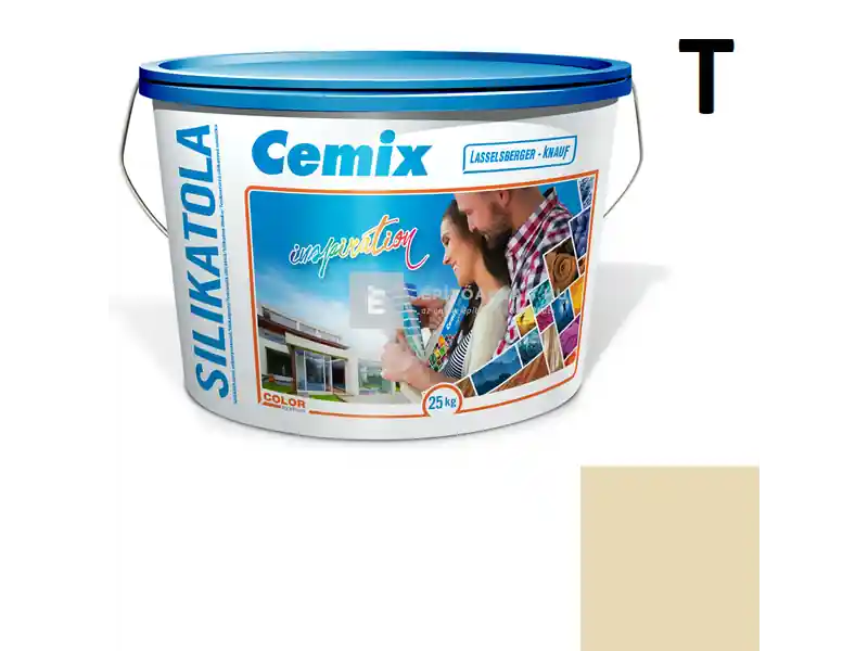 Cemix 2722 SilikatOLA szilikát vékonyvakolat, dörzsölt 2 mm 4313 orange 25 kg Azonnal elérhető