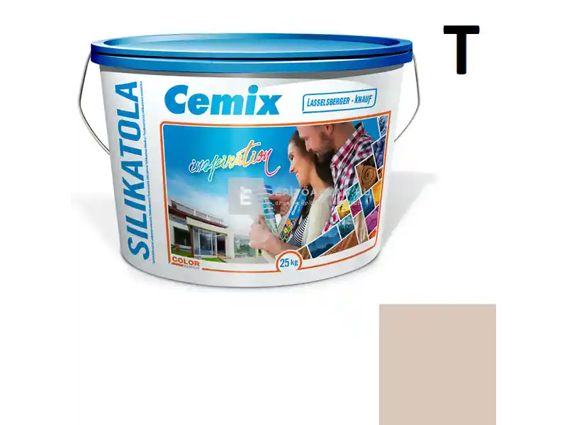 Cemix 2722 SilikatOLA szilikát vékonyvakolat, dörzsölt 2 mm 5121 rusty 25 kg Kiárusítás