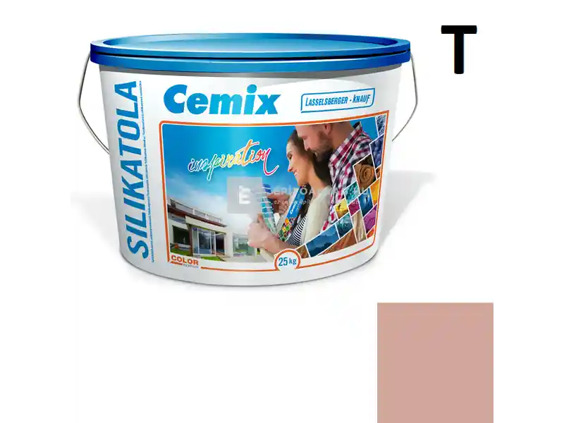 Csak ma Cemix 2722 SilikatOLA szilikát vékonyvakolat, dörzsölt 2 mm 5125 rusty 25 kg