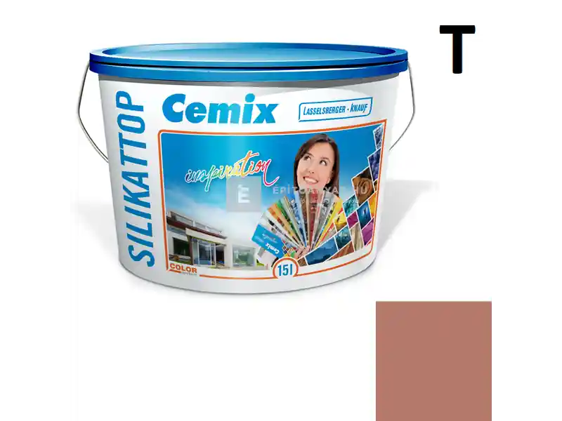 Kedvezményes ár Cemix 2801 SilikatTOP szilikát homlokzatfesték 5149 rusty 15 l