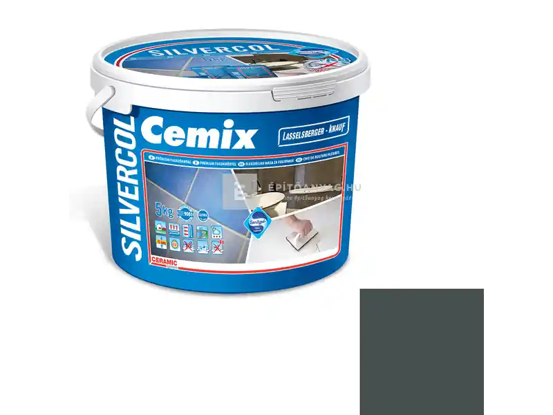 Exkluzív ajánlat Cemix 8640 SilverCol fugázó 2-15 mm antracit 5 kg
