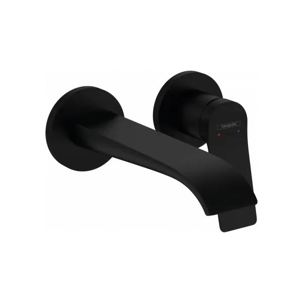 Hansgrohe Vivenis süllyesztett mosdócsaptelep, 19,5 cm-es kifolyóval,matt fekete Olcsó
