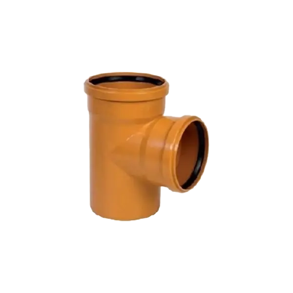 PVC KGEA 125/125/87° csatorna egál T-idom Pestan Újdonság