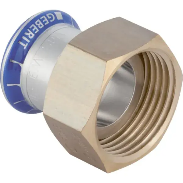 Biztonságos fizetés Geberit Mapress rozsdamentes acél hollandis átmeneti idom: d=28mm, di=26mm, G=1 1/4″