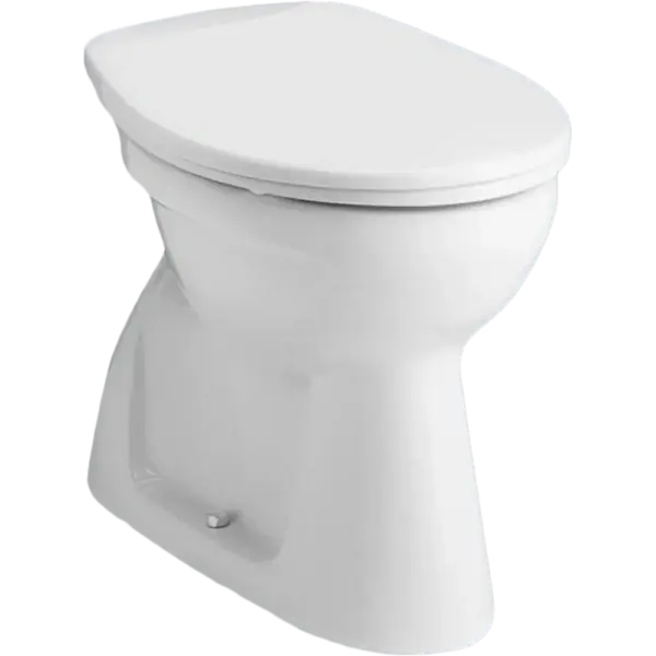 Vedd meg online Alföldi Bázis 4037 álló WC laposöblítésű, alsó kifolyású