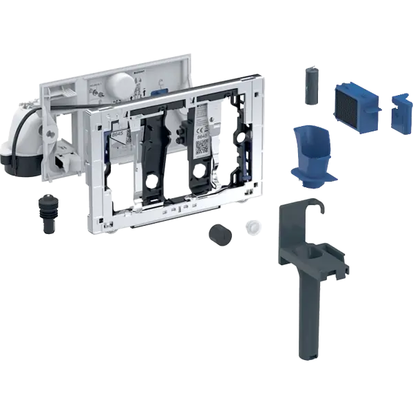 Végkiárusítás Geberit DuoFresh modul automatikus bekapcsolással vízkezelő tabletta bedobónyílással, Sigma 12 cm falsík alatti öblítőtartályhoz.