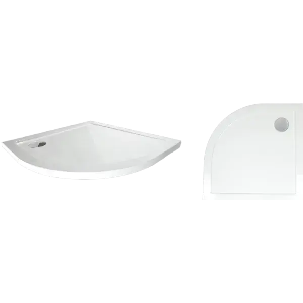 Wellis 90x90 SMC íves zuhanytálca 90x90 cm Végkiárusítás