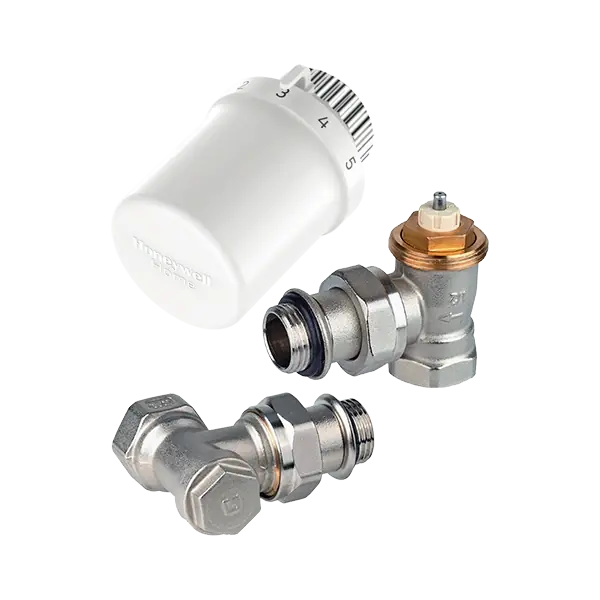Honeywell VTL3030DS15 sarok radiátorszelep szett BM 1/2" M30x1,5 Népszerű