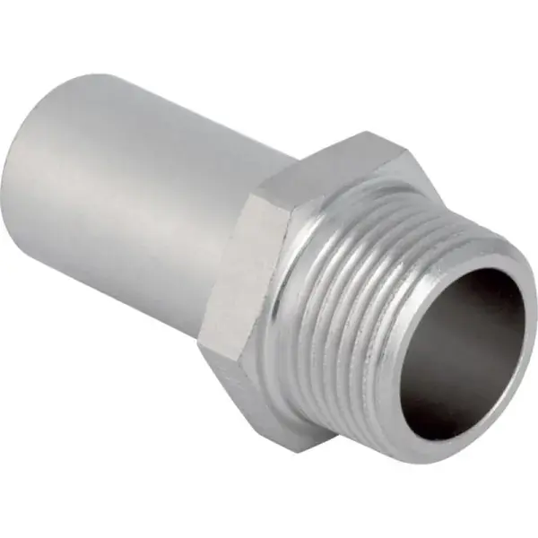 Geberit Mapress rozsdamentes acél külső menetes átmeneti idom, egyenes csővéggel: d=22mm, R=3/4″ Különleges ajánlat