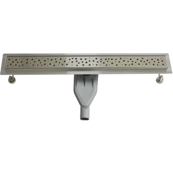 Végkiárusítás Wellis W010 W-Drain zuhanyfolyóka, Dots mintázatú ráccsal 80cm