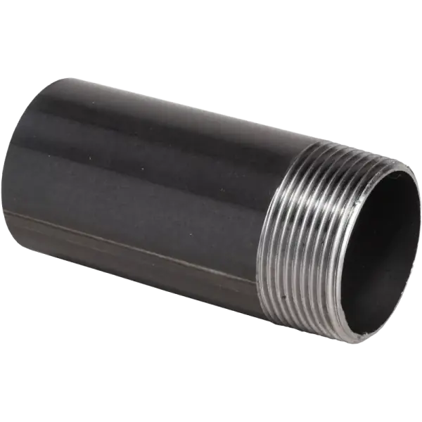Outlet Hegeszthető fekete menetvég 2" (150 mm)