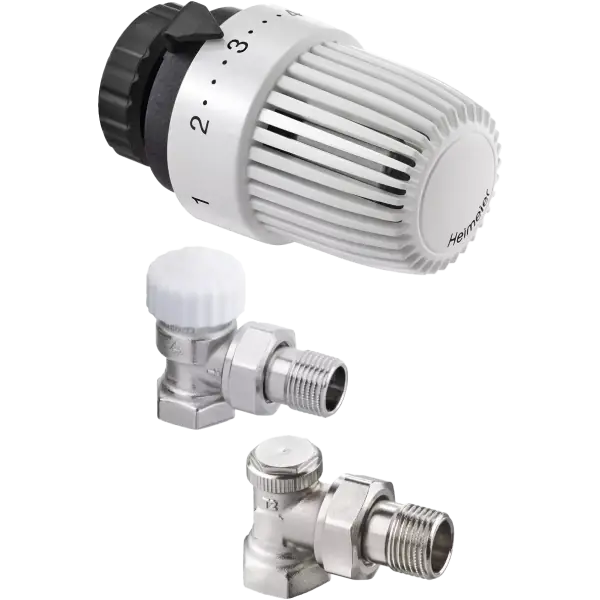 Heimeier Calypso sarok radiátorszelep szett BM 1/2" M30x1,5 Gyors szállítás