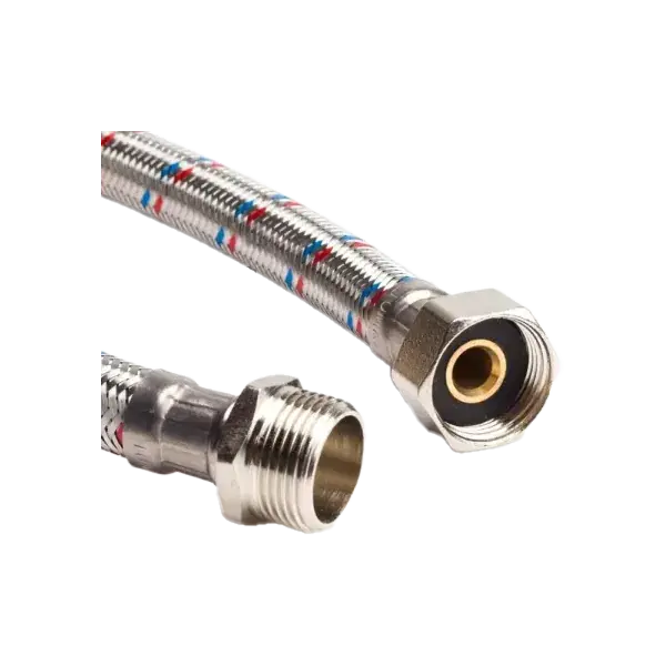 Azonnali szállítás Flexitub flexibilis bekötőcső vízre 3/8"-10x1 KB 60 cm