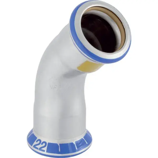Geberit Mapress rozsdamentes acél ívidom (gáz): 45°, d=28mm Outlet